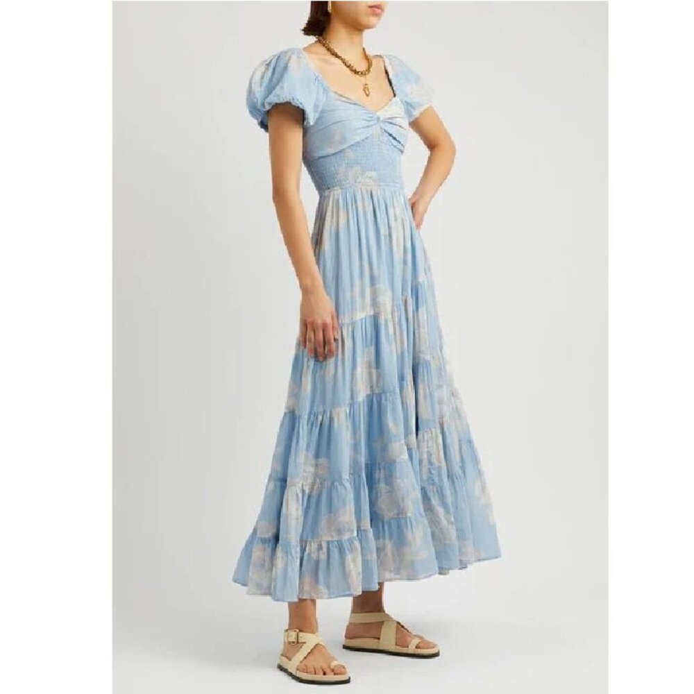 Free People Light Blue Maxi Dress